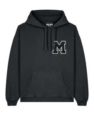 Hoodie Oversize Brodé "M" - Mira Paris