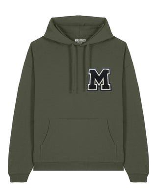 Hoodie Oversize Brodé "M" - Mira Paris