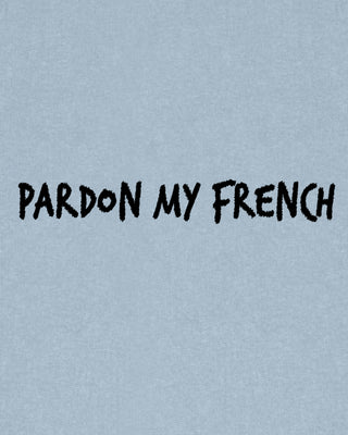 Hoodie Oversize Brodé "Pardon My French" - Mira Paris