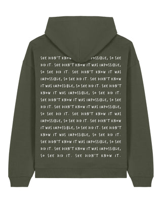 Hoodie Oversize "Impossible" - Mira Paris