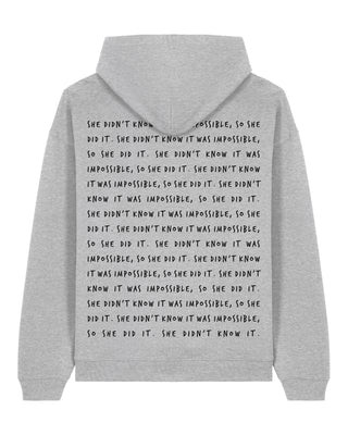 Hoodie Oversize "Impossible" - Mira Paris