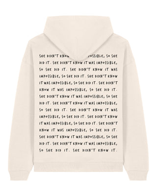 Hoodie Oversize "Impossible" - Mira Paris