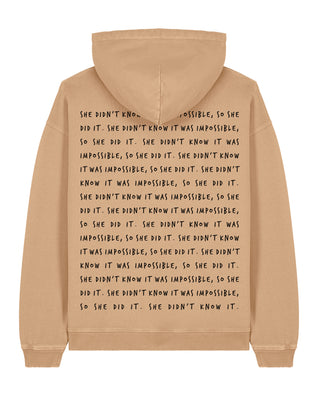 Hoodie Oversize "Impossible" - Mira Paris