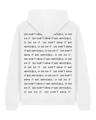 Hoodie Oversize "Impossible" - Mira Paris