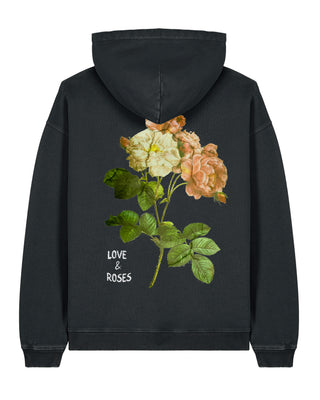 Hoodie Oversize "Love & Roses" - Mira Paris