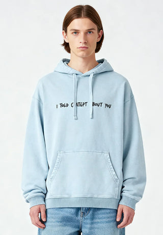 Hoodie Oversize Brodé "I Told ChatGPT"
