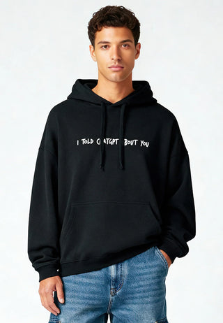 Hoodie Oversize Brodé "I Told ChatGPT"