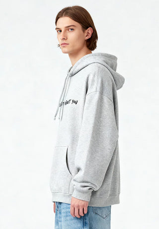 Hoodie Oversize Brodé "I Told ChatGPT"