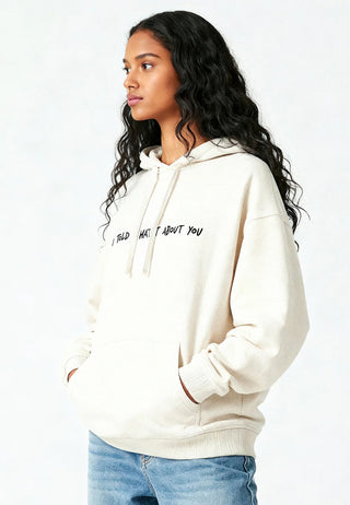 Hoodie Oversize Brodé "I Told ChatGPT"