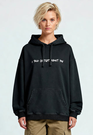 Hoodie Oversize Brodé "I Told ChatGPT"