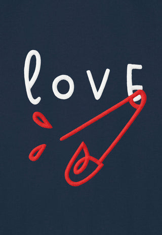 Sweatshirt Raglan Brodé "Love"