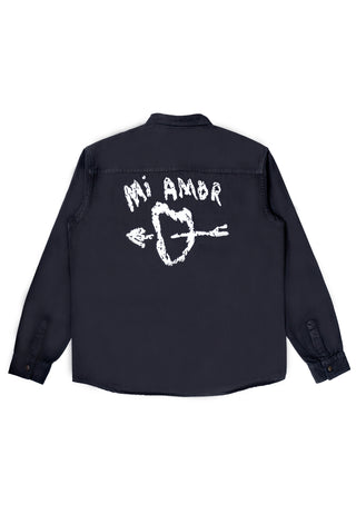 Veste en Jean Brodée "Mi Amor"