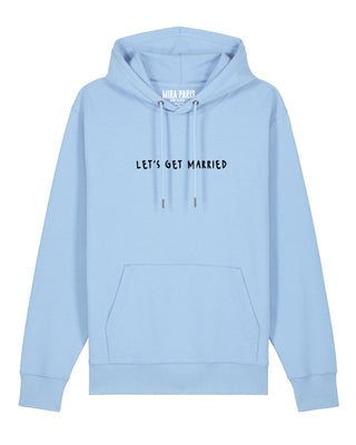 Hoodie Classic Brodé "Let's Get Married"