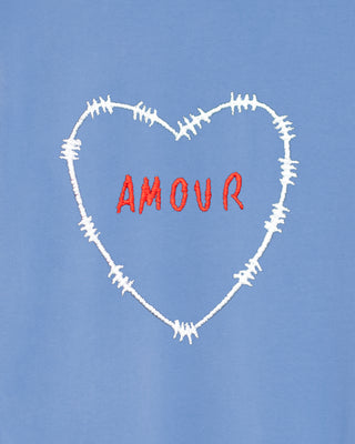 Sweatshirt Vintage Brodé "Amour"