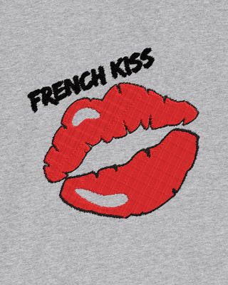 Hoodie à Zip Brodé "French Kiss"