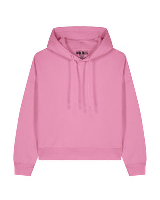 Cropped Hoodie "Coeur Pins"