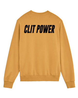 Sweatshirt Vintage Brodé "Clit Power"