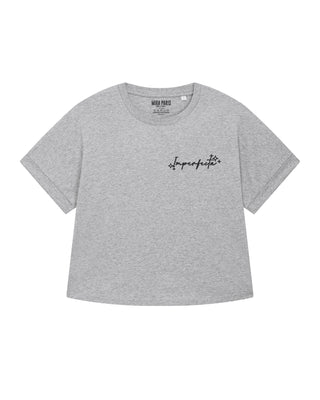 T-shirt Oversize Brodé "Imperfecta"