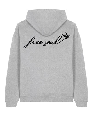 Hoodie Oversize Brodé "Free Soul"