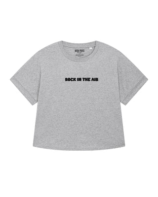 T-shirt Oversize Brodé "Rock In The Air"