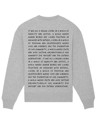 Sweatshirt Oversize "It Was All a Dream"