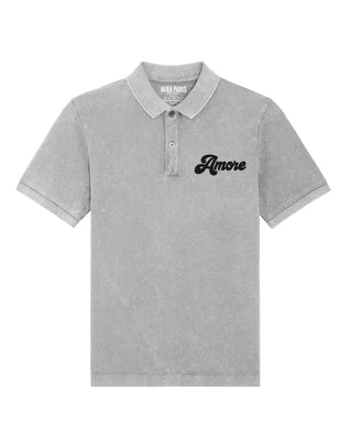 Polo Vintage Brodé "Amore"