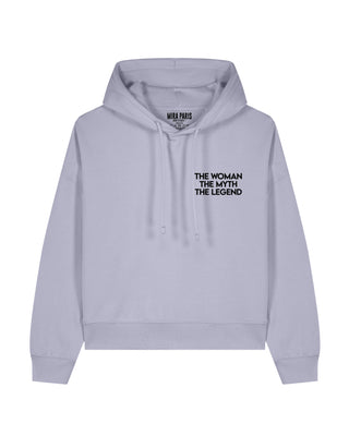 Cropped Hoodie Brodé "Legend"