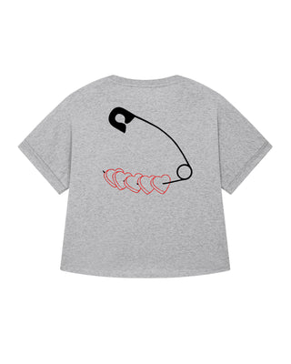 T-shirt Oversize "Heart Pins"