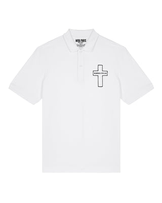 Polo Brodé "Karma Kills"