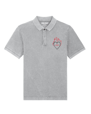 Polo Vintage Brodé "Lover"