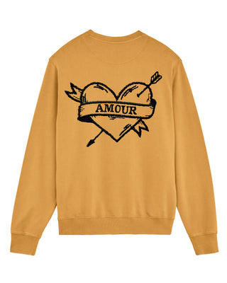 Sweatshirt Vintage Brodé "Amour"