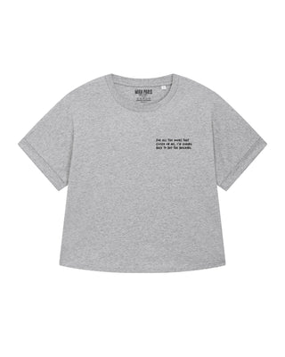 T-shirt Oversize Brodé "Challenger"