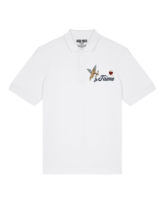 Polo Brodé "Je t’Aime"