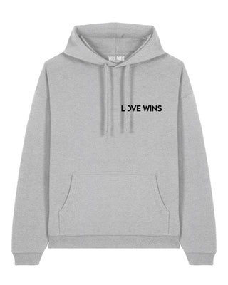 Hoodie Oversize Brodé "Love Wins"