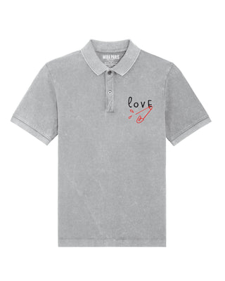 Polo Vintage Brodé "Love"