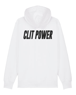 Hoodie à Zip Brodé "Clit Power"