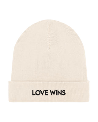 Beanie Classic Brodé "Love Wins"