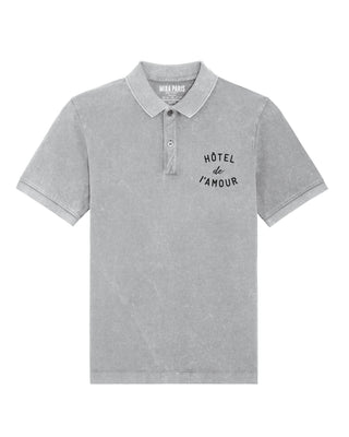 Polo Vintage Brodé "Hôtel De L'amour"