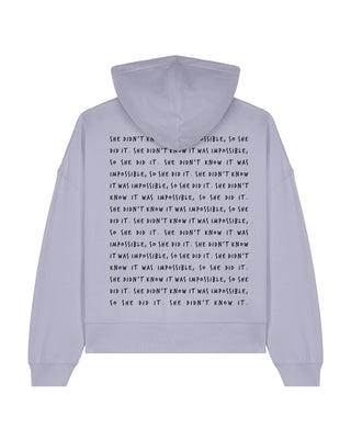 Cropped Hoodie "Impossible"