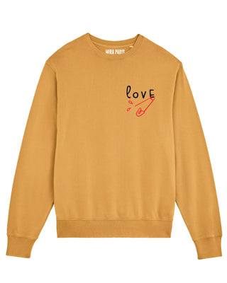 Sweatshirt Vintage Brodé "Love"