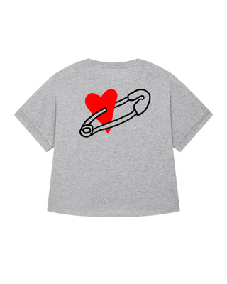 T-shirt Oversize "Coeur Pins"