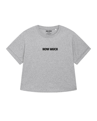 T-shirt Oversize Brodé "How Much"