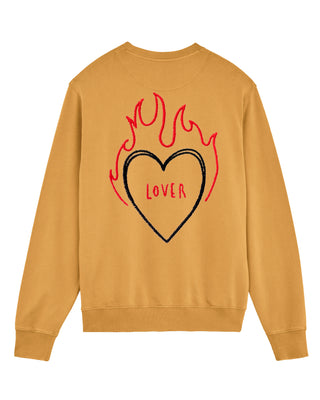 Sweatshirt Vintage Brodé "Lover"