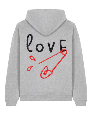 Hoodie Oversize Brodé "Love"