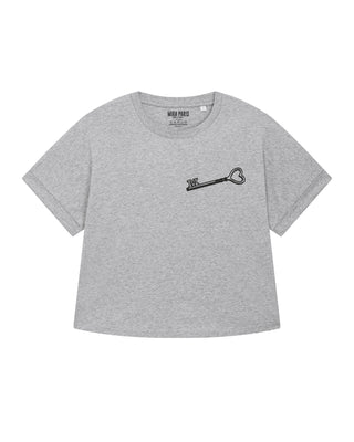 T-shirt Oversize Brodé "M Key"