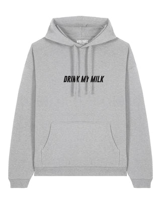 Hoodie Oversize Brodé "Drink My Milk"