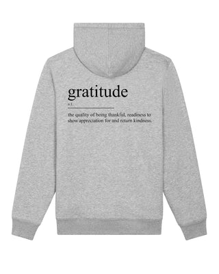 Hoodie Sherpa Brodé "Gratitude"