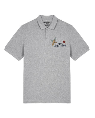 Polo Brodé "Je t’Aime"