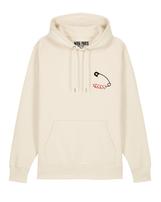 Hoodie Classic Brodé "Heart Pins"
