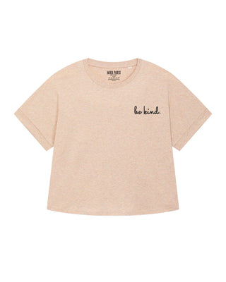 T-shirt Oversize Brodé "Be Kind"